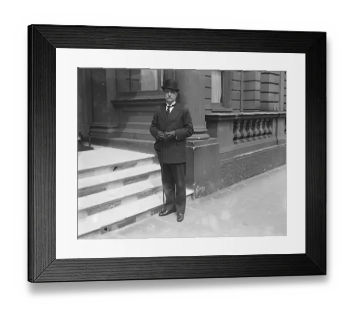 Framed Print : The Italian Ambassador to London, the Marquis Imperiali