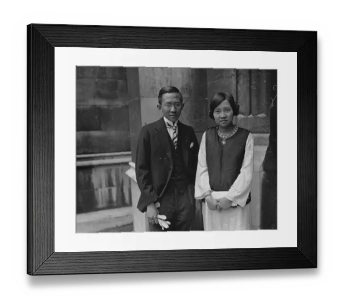 Framed Print : A Chinese Portia Mr Kye Sing Lim and his sister, Miss Beng Hong Lim, Chinese lawyers Framed Print : A Chinese Portia Mr Kye Sing Lim and his sister, Miss Beng Hong Lim, Chinese lawyers