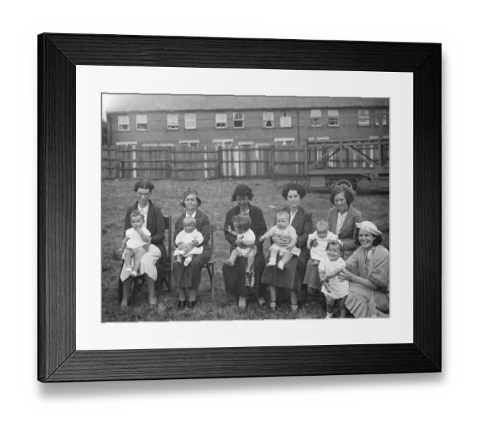 Framed Print : Foots Cray baby show. 1938 Framed Print : Foots Cray baby show. 1938