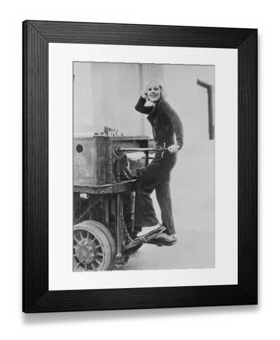Framed Print : Trouser fashion for women sweeps America. The fashion of trousers for women which Framed Print : Trouser fashion for women sweeps America. The fashion of trousers for women which