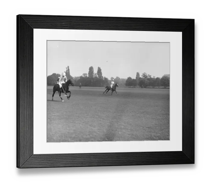 Framed Print : Polo at Roehampton, Junior polo at Roehampton Good play by Lord Wimborne 8 June 1920 Framed Print : Polo at Roehampton, Junior polo at Roehampton Good play by Lord Wimborne 8 June 1920
