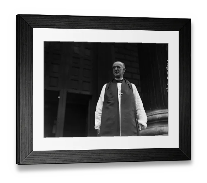 Framed Print : The Reverend Douglas John Wilson, M A, vicar of St Marys Church, Kingswinford