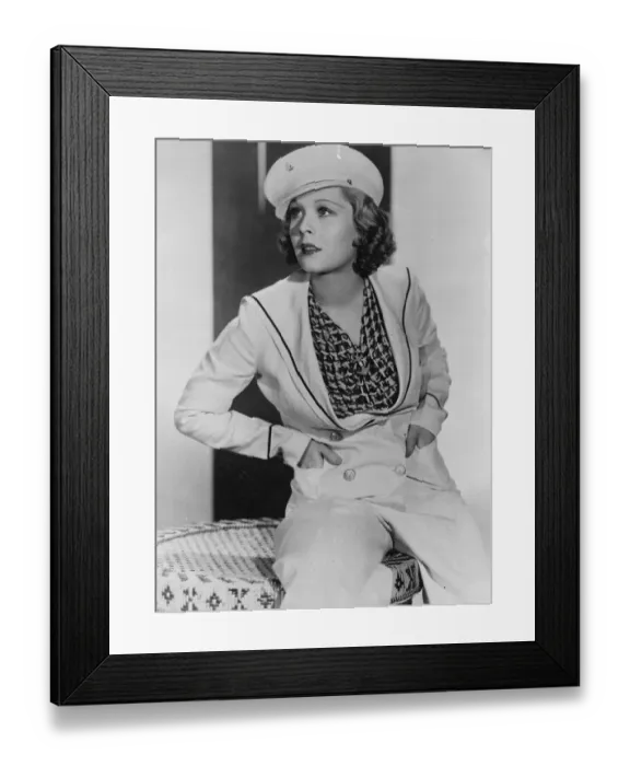 Framed Print : Uniform beauty. The ensigns uniform has been borrowed by American sportswear Framed Print : Uniform beauty. The ensigns uniform has been borrowed by American sportswear