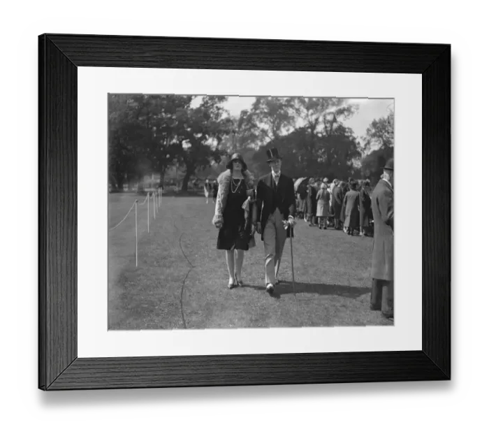 Framed Print : At the Ranelagh mounted sports - Miss Mary Collins and Mr Christopher Collins. 2