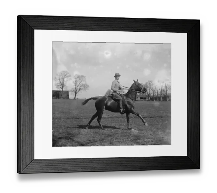 Framed Print : Argentine Polo Practice at Neasden Mr Nelson ( No 2 ) 17 April 1922 Framed Print : Argentine Polo Practice at Neasden Mr Nelson ( No 2 ) 17 April 1922