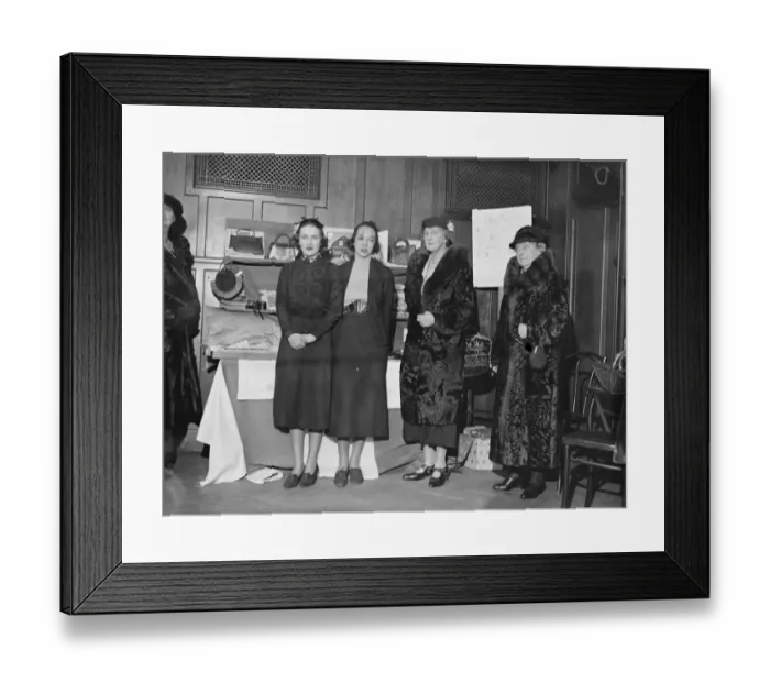 Framed Print : Pictured at the bazaar held at Westminster Cathedral in aid of a Roman Catholic Parochial Framed Print : Pictured at the bazaar held at Westminster Cathedral in aid of a Roman Catholic Parochial