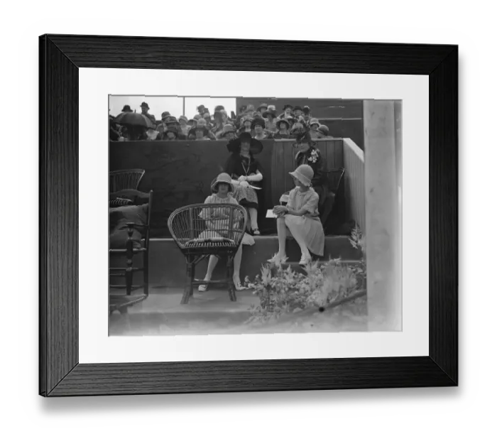 Framed Print : Hurlingham Cup Final. Lady Snagge, Lady Younghusband and the Misses Antonia Framed Print : Hurlingham Cup Final. Lady Snagge, Lady Younghusband and the Misses Antonia