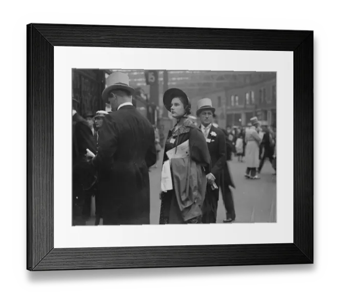 Framed Print : Salvation Army Fashion. A Salvation Army style bonnet worn by Miss Christian Dewkins Framed Print : Salvation Army Fashion. A Salvation Army style bonnet worn by Miss Christian Dewkins