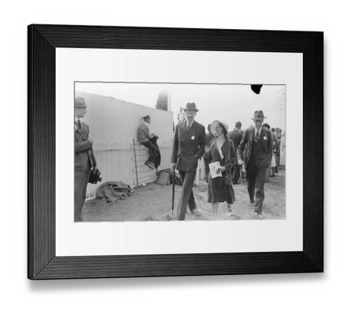 Framed Print : RAF Pageant at Hendon Mr Js Wetherburn and Lady Margaret Drummong Hay 1932 Framed Print : RAF Pageant at Hendon Mr Js Wetherburn and Lady Margaret Drummong Hay 1932