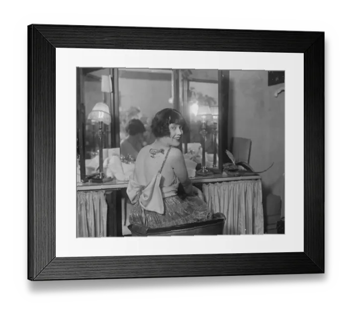 Framed Print : The Stencilled Back