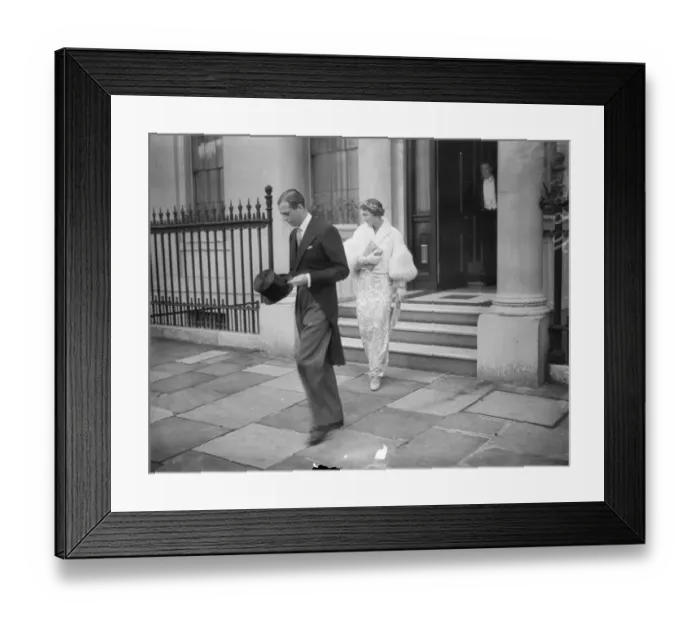 Framed Print : Duke and Duchess of Kent go to State Opening of Parliament. The Duke and Duchess of Kent Framed Print : Duke and Duchess of Kent go to State Opening of Parliament. The Duke and Duchess of Kent
