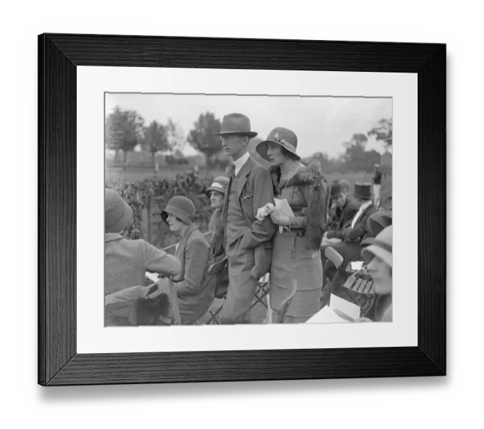 Framed Print : Ranelagh horse and pony show. Earl and Countess Fingall. 11 June 1930
