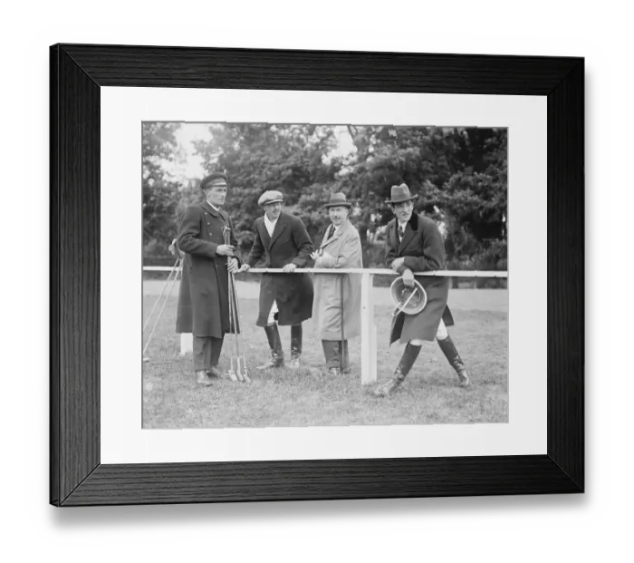 Framed Print : Polo at Hurlingham - Old Oxonians versus Old Cantabs. Lord Huntingdon and his son Framed Print : Polo at Hurlingham - Old Oxonians versus Old Cantabs. Lord Huntingdon and his son