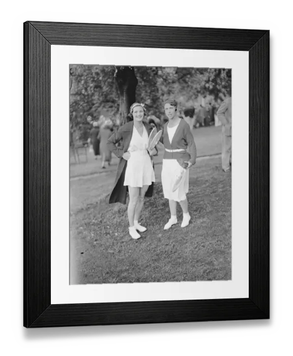 Framed Print : Lady Crossfields tennis club party at Highgate Mrs Fearnley Whittingstall Framed Print : Lady Crossfields tennis club party at Highgate Mrs Fearnley Whittingstall