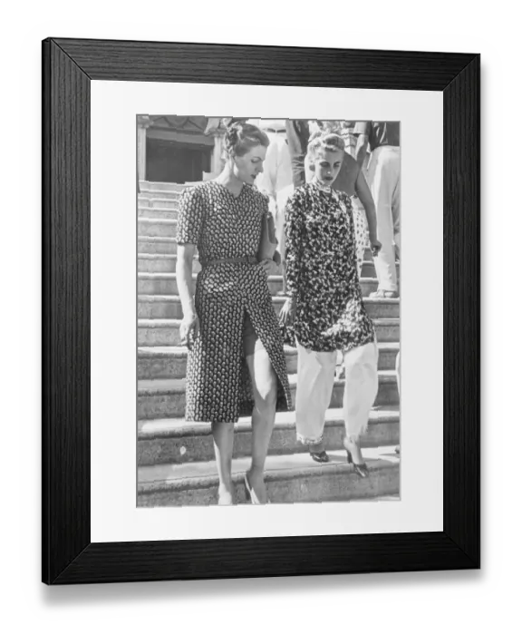 Framed Print : Count Haugwitz Revention has Lido holiday, meeting with wife, but no reconciliation Framed Print : Count Haugwitz Revention has Lido holiday, meeting with wife, but no reconciliation