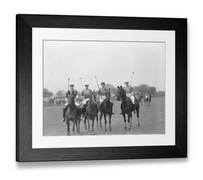 Framed Print : Polo at the Roehampton Club - Jaguars, Left to right Hon Keith Rous,s Sandford Framed Print : Polo at the Roehampton Club - Jaguars, Left to right Hon Keith Rous,s Sandford
