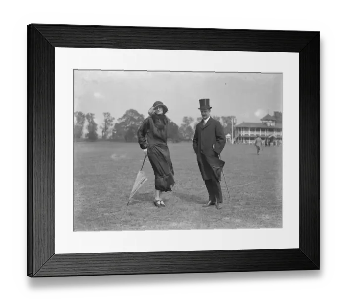 Framed Print : Polo at the Ranelagh Club, West London. The Anglo - French Polo match for Framed Print : Polo at the Ranelagh Club, West London. The Anglo - French Polo match for