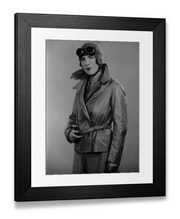 Framed Print : The Hon Mrs Victor Bruce. 1 September 1930 Framed Print : The Hon Mrs Victor Bruce. 1 September 1930