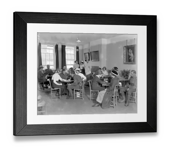 Framed Print : Patriotic Club for Soldier at St Albans. 1914 - 1918 Framed Print : Patriotic Club for Soldier at St Albans. 1914 - 1918