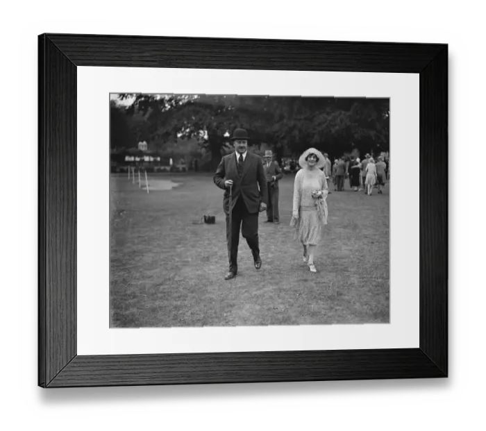 Framed Print : Indian Empire Garden party at Ranelagh Lady Buckingham 3 July 1929 Framed Print : Indian Empire Garden party at Ranelagh Lady Buckingham 3 July 1929
