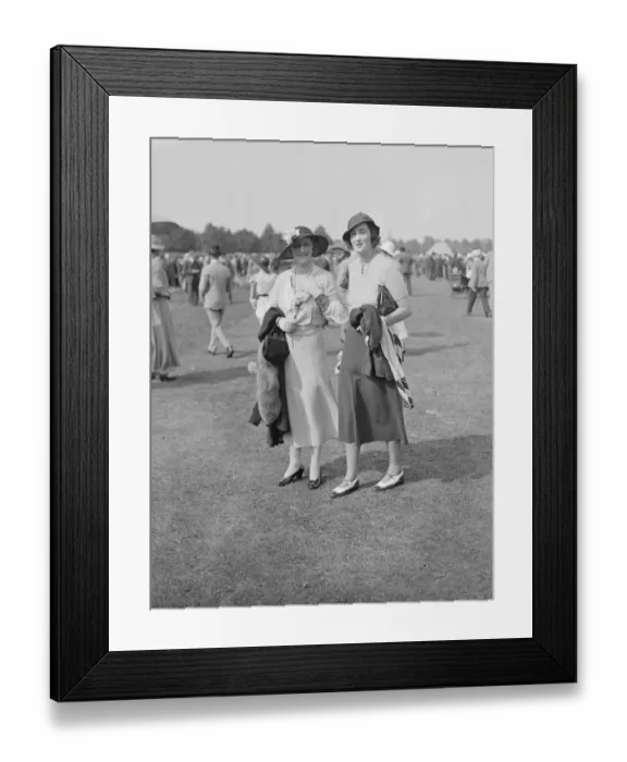 Framed Print : Eton versus Winchester Viscountess Astor and Viscountess of Cranborne 30 June 1933