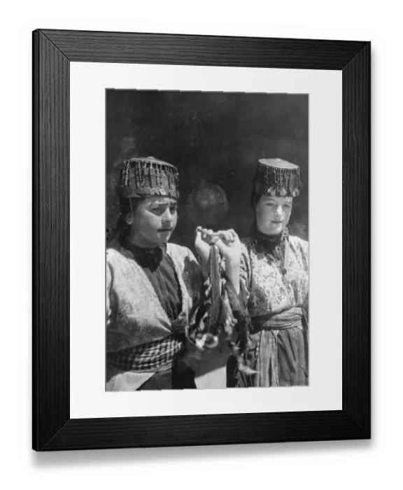 Framed Print : Armenian beauty. Passant beauties of Armenia clasping fingers in a nationa; l dance Framed Print : Armenian beauty. Passant beauties of Armenia clasping fingers in a nationa; l dance