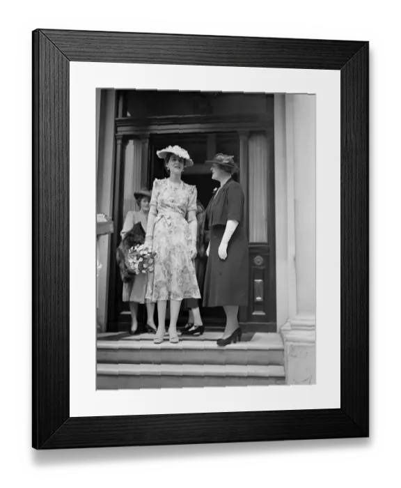 Framed Print : The Duchess of Kent, who is president of the organisation, left her home at Belgrave Framed Print : The Duchess of Kent, who is president of the organisation, left her home at Belgrave
