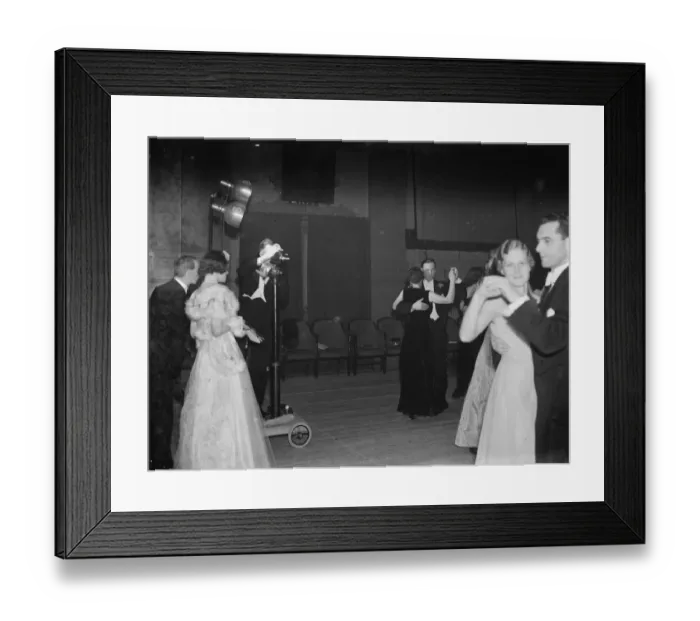 Framed Print : The film ball in Blackheath, London. 1938 Framed Print : The film ball in Blackheath, London. 1938