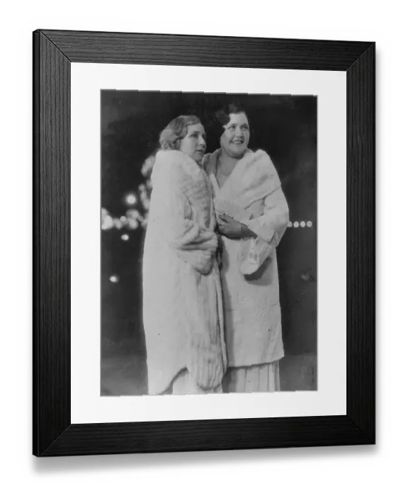 Framed Print : Mary Pickford and Louella Parsons Framed Print : Mary Pickford and Louella Parsons