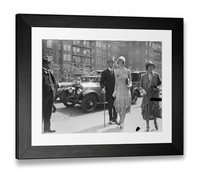 Framed Print : Eton versus Harrow at Lords. Prince and Princess Arthur of Connaught 1929 Framed Print : Eton versus Harrow at Lords. Prince and Princess Arthur of Connaught 1929