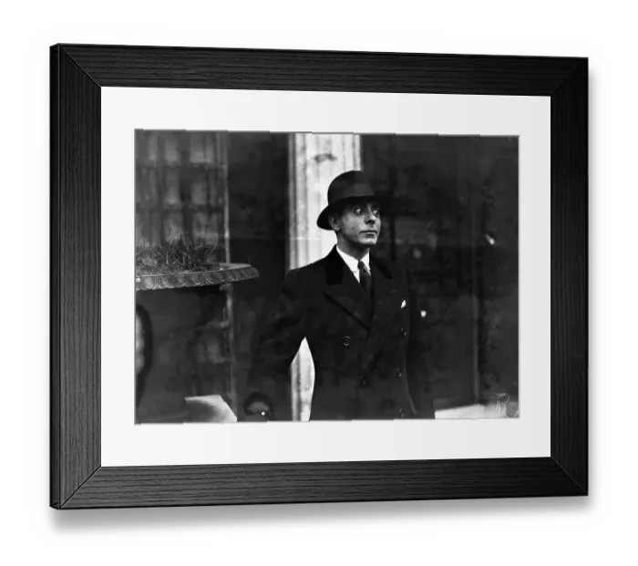 Framed Print : American entertainer, Eddie Cantor, on his visit it to London. 3 January 1935
