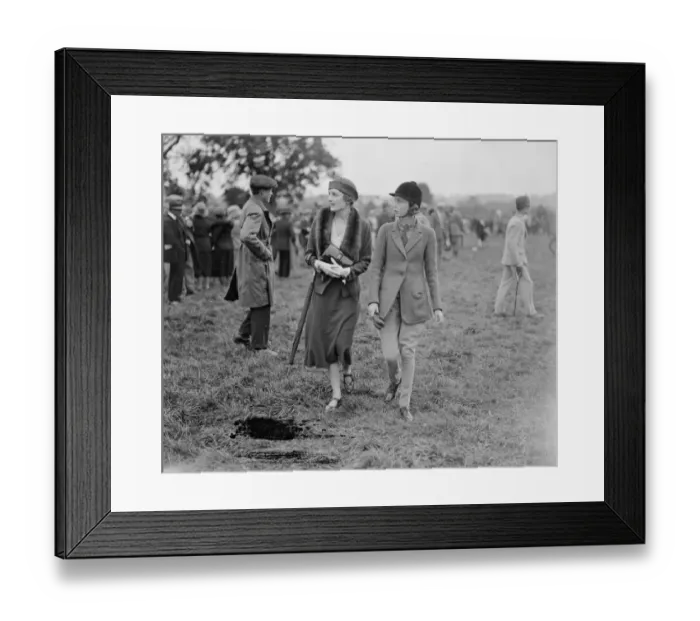 Framed Print : At the Rutland County Show at Oakham. Mrs and Miss Gerrard Leigh 1931 Framed Print : At the Rutland County Show at Oakham. Mrs and Miss Gerrard Leigh 1931