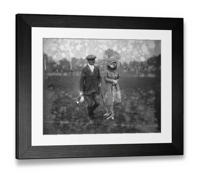 Framed Print : Polo at Ranelagh. Mr and Hon Mrs Walter Sale. 2 May 1928 Framed Print : Polo at Ranelagh. Mr and Hon Mrs Walter Sale. 2 May 1928
