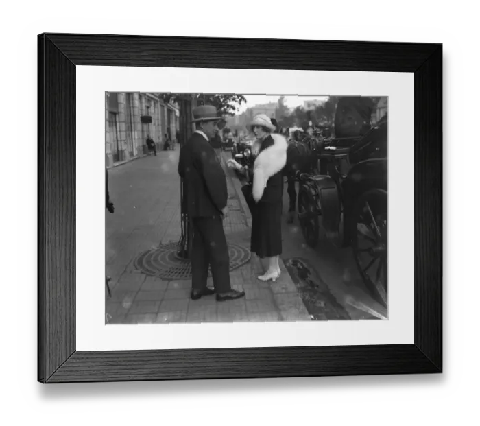 Framed Print : The Cairo Season, Egypt. Lady Ribblesdale and Captain Hern 21st March 1923 Framed Print : The Cairo Season, Egypt. Lady Ribblesdale and Captain Hern 21st March 1923