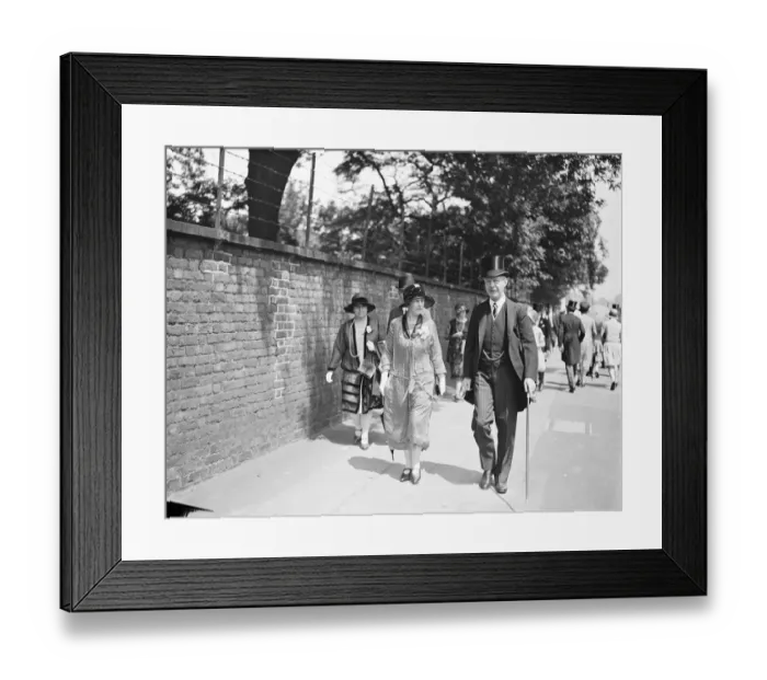 Framed Print : Eton versus Harrow cricket at Lords Cricket Ground Earl and Countess Bathurse 9