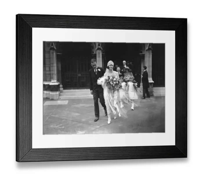 Framed Print : Wedding of Mr D Richardson and Miss H C Le Seure at St Margarets, Westminster 10 Framed Print : Wedding of Mr D Richardson and Miss H C Le Seure at St Margarets, Westminster 10