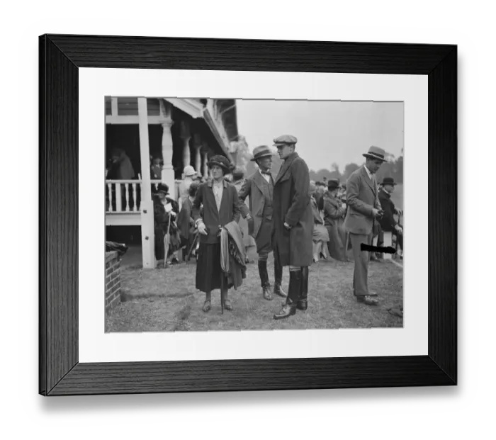 Framed Print : Hurricanes versus Ranelagh at Ranelagh. Lord Molyneux, Col Brown and Countess Sefton Framed Print : Hurricanes versus Ranelagh at Ranelagh. Lord Molyneux, Col Brown and Countess Sefton