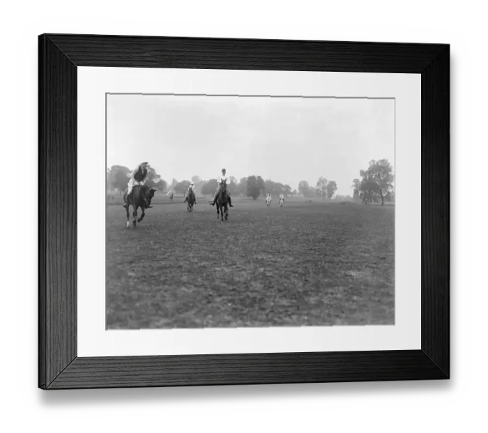 Framed Print : Polo at Roehampton, Early Risers Earl of Beatty and Lord Londonderry Framed Print : Polo at Roehampton, Early Risers Earl of Beatty and Lord Londonderry