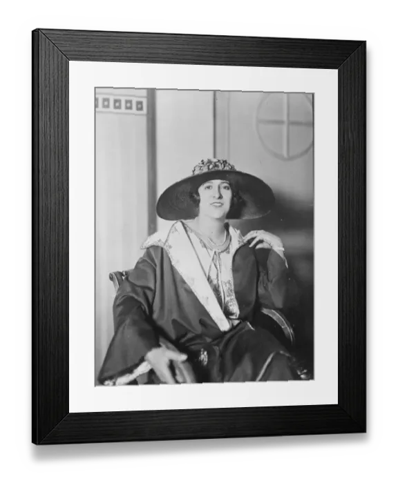 Framed Print : Spring Fashions From Paris. Mlle Jeanne Prevost, the well known actress of Framed Print : Spring Fashions From Paris. Mlle Jeanne Prevost, the well known actress of