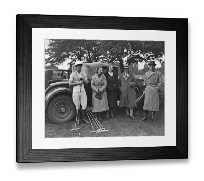 Framed Print : Polo at Spring Hill, Rugby Mr O Botero, Miss Phillips Bourne, Madame Botero Framed Print : Polo at Spring Hill, Rugby Mr O Botero, Miss Phillips Bourne, Madame Botero