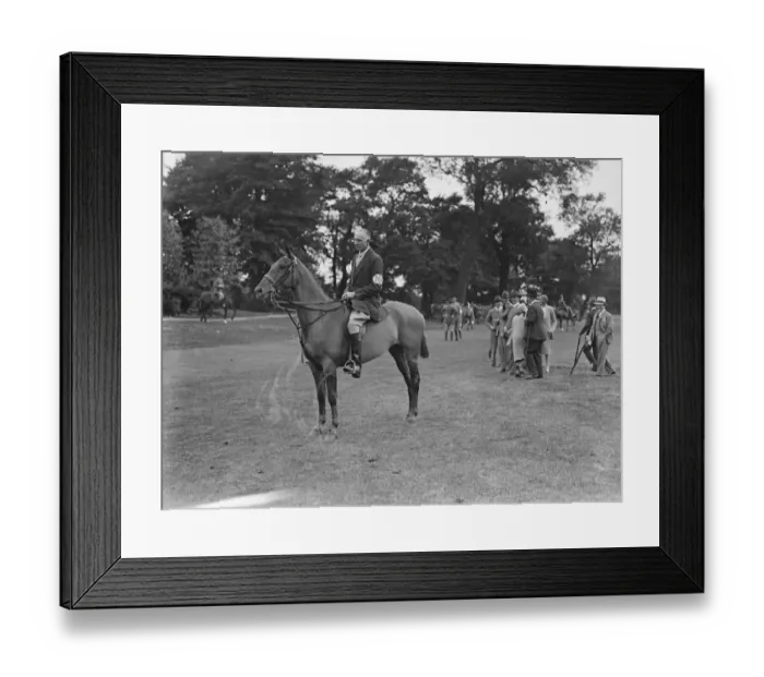 Framed Print : Ranelagh Polo club - Hon Freddie Guest on John 6 July 1928 Framed Print : Ranelagh Polo club - Hon Freddie Guest on John 6 July 1928