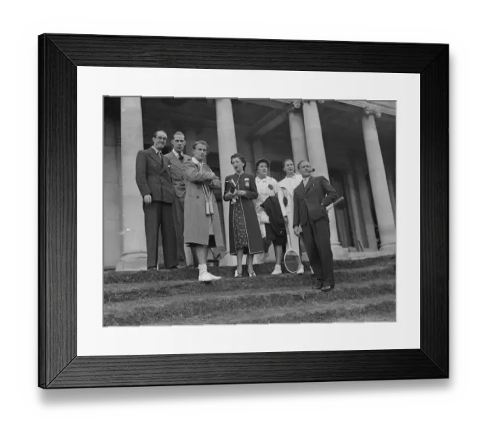 Framed Print : Lady Crossfields tennis club party at Highgate Miss Thelma Cazalet and Mr Bowater 5 Framed Print : Lady Crossfields tennis club party at Highgate Miss Thelma Cazalet and Mr Bowater 5