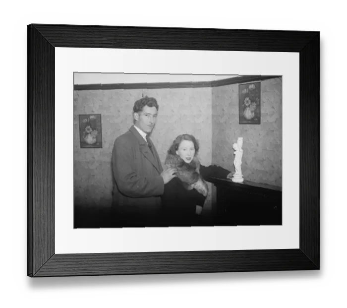Framed Print : Kathleen Hale and James Killeen. 1937