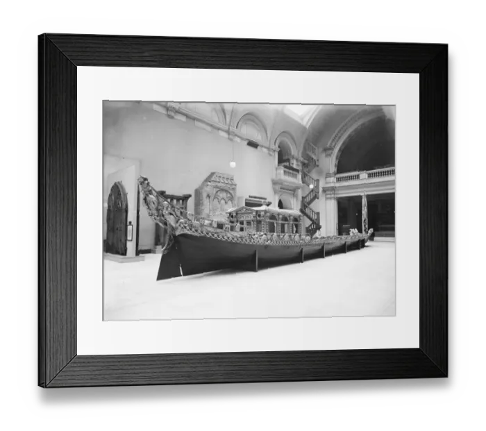 Framed Print : At the Victoria and Albert Museum, South Kensington The state barge used by Sovereigns Framed Print : At the Victoria and Albert Museum, South Kensington The state barge used by Sovereigns