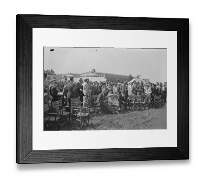 Framed Print : Guild of air pilots and navigators display at Brooklands The Prince of Wales with Framed Print : Guild of air pilots and navigators display at Brooklands The Prince of Wales with