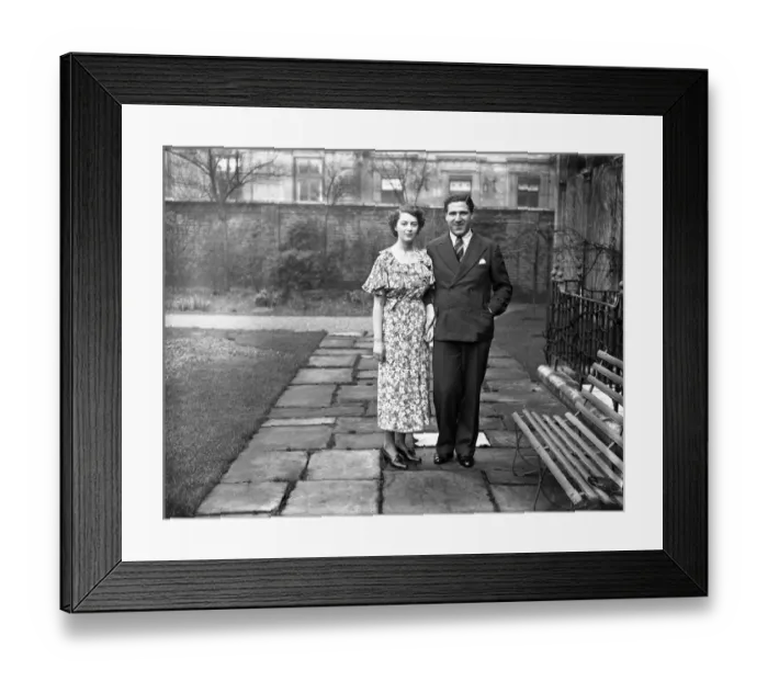Framed Print : Mr Seligman, youngest son of Sir Charles Seligman, the banker, and Miss Meryl Leon Jona Framed Print : Mr Seligman, youngest son of Sir Charles Seligman, the banker, and Miss Meryl Leon Jona