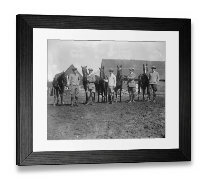 Framed Print : Argentine Polo Practice at Neasden Left to right A M Pena, J B Miles ( No 1 ) Framed Print : Argentine Polo Practice at Neasden Left to right A M Pena, J B Miles ( No 1 )