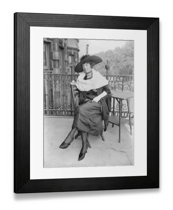 Framed Print : Mlle Rolthoir 9 July 1920 Framed Print : Mlle Rolthoir 9 July 1920