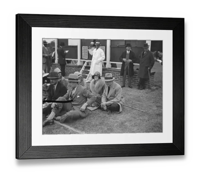 Framed Print : Hurricanes versus Ranelagh at Ranelagh. Lord and Lady Louis Mountbatten. 11 June 1927 Framed Print : Hurricanes versus Ranelagh at Ranelagh. Lord and Lady Louis Mountbatten. 11 June 1927
