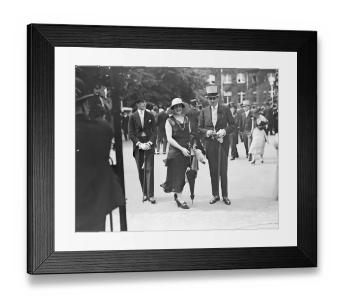 Framed Print : Eton versus Harrow at Lords. Mr Nicholson and his mother, Countess and Earl of Breadalbane Framed Print : Eton versus Harrow at Lords. Mr Nicholson and his mother, Countess and Earl of Breadalbane
